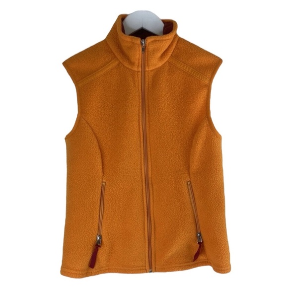 PATAGONIA Synchilla Fleece Vest in Orange / Purple Size Small - Picture 1 of 6